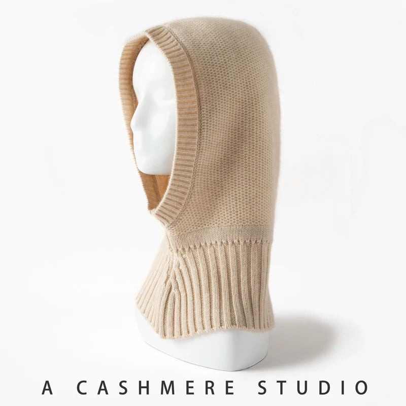 Women's Hat Cashmere Knitted Scarf