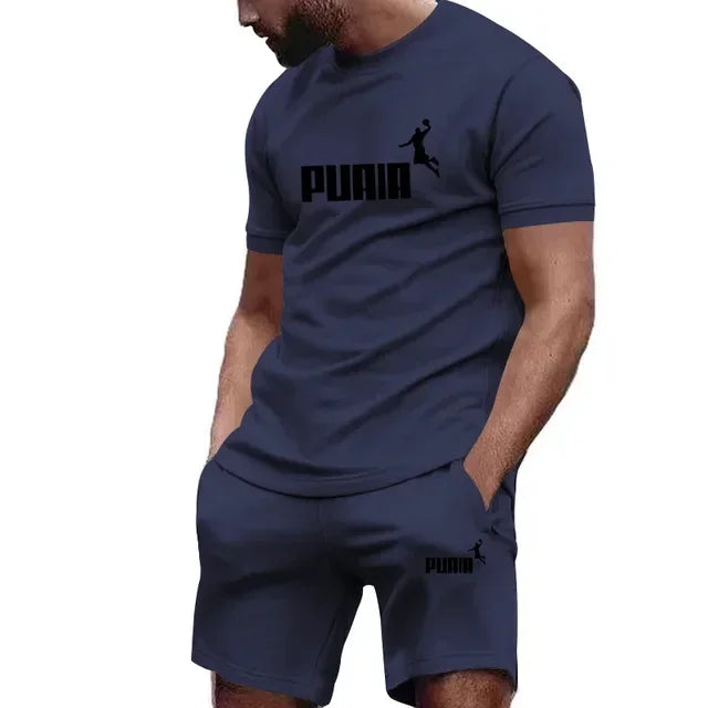 Summer Men's Sets  Tracksuit Short Sleeve