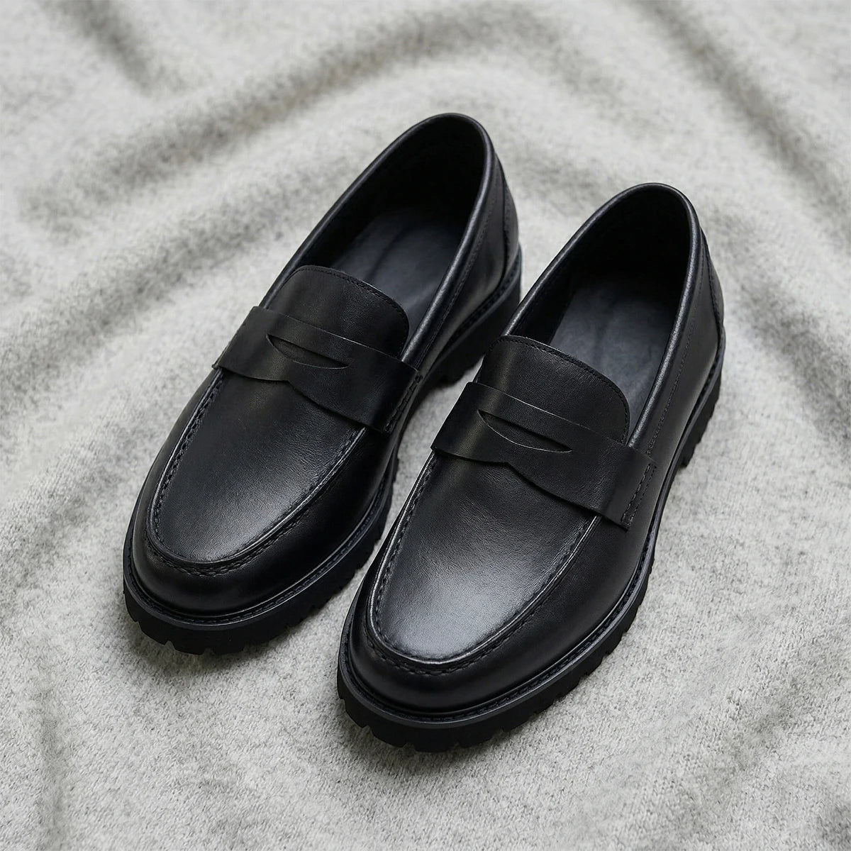 Men's Penny Loafers Lightweight Comfortable Soft Footwear