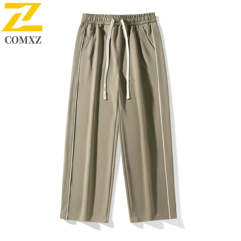 Men's Straight Wide Leg Pants