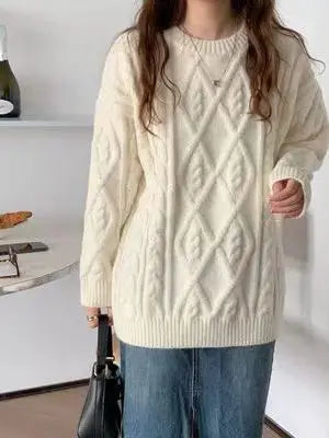 Women's Knitwear Autumn Winter Twist Sweater