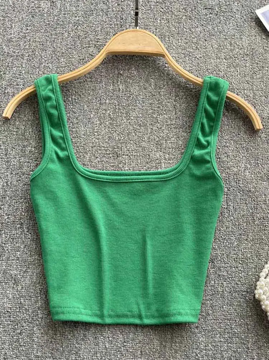 Tank Top Women Sexy Backless Slim Fit Bottoming Blouse