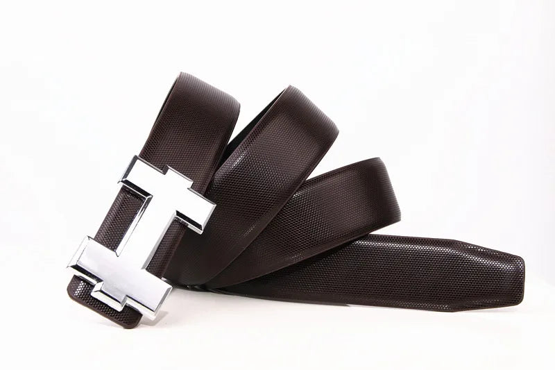 Luxury Designer Brand Belts Men Youth High Quality Leather