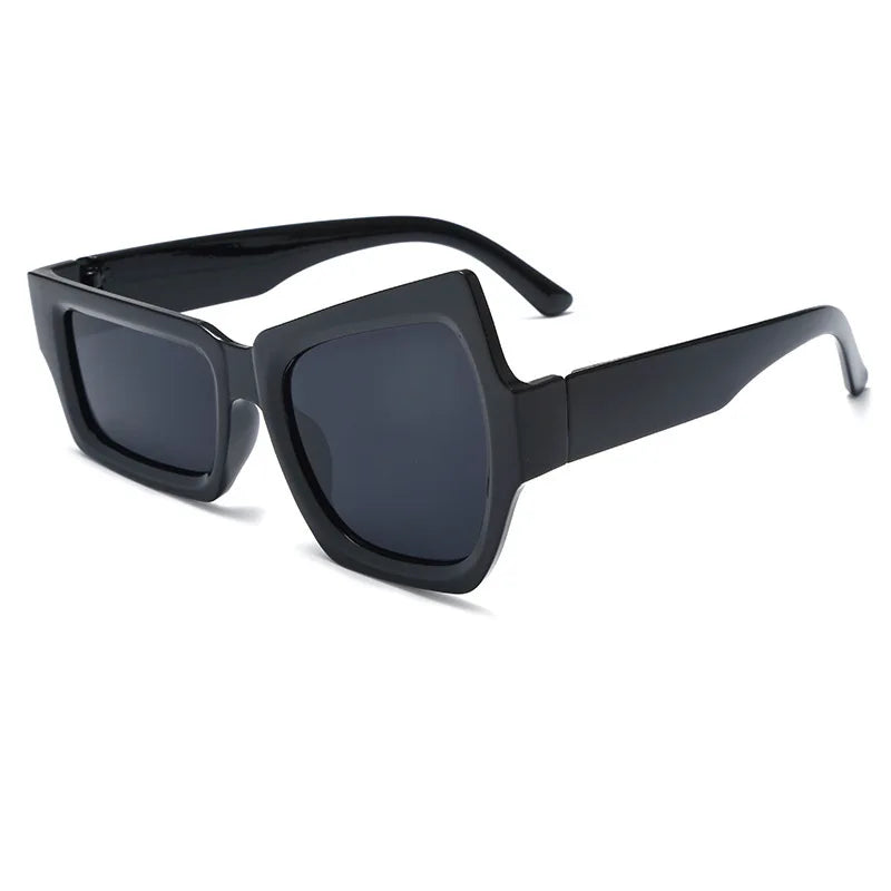 Women Irregular Sun Glasses Anti-reflective Sunglasses