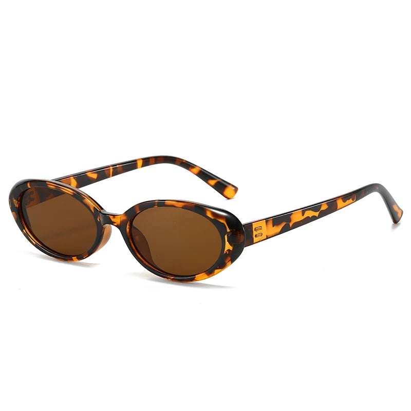 Small Oval Sunglasses for Women Vintage Design Sun glasses
