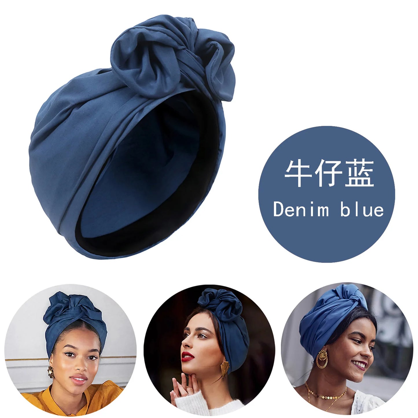 Women's Hair Cover Cap Head Wraps