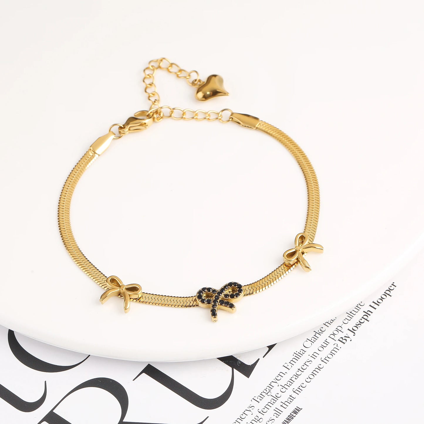 Blade Chain Zircon Stainless Steel Bracelet High Quality