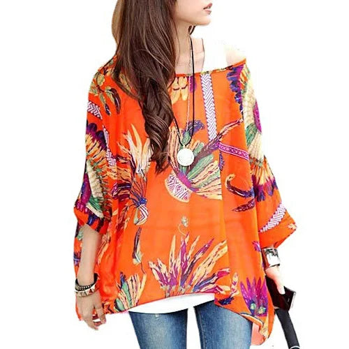 BHflutter Women Blouses Casual Summer Blouse Shirt