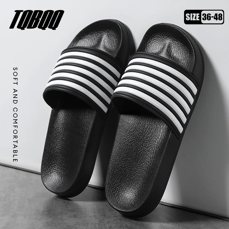 Men's Slides Sandals EVA Foam Comfortable Non-Slip Women's Massage Slippers