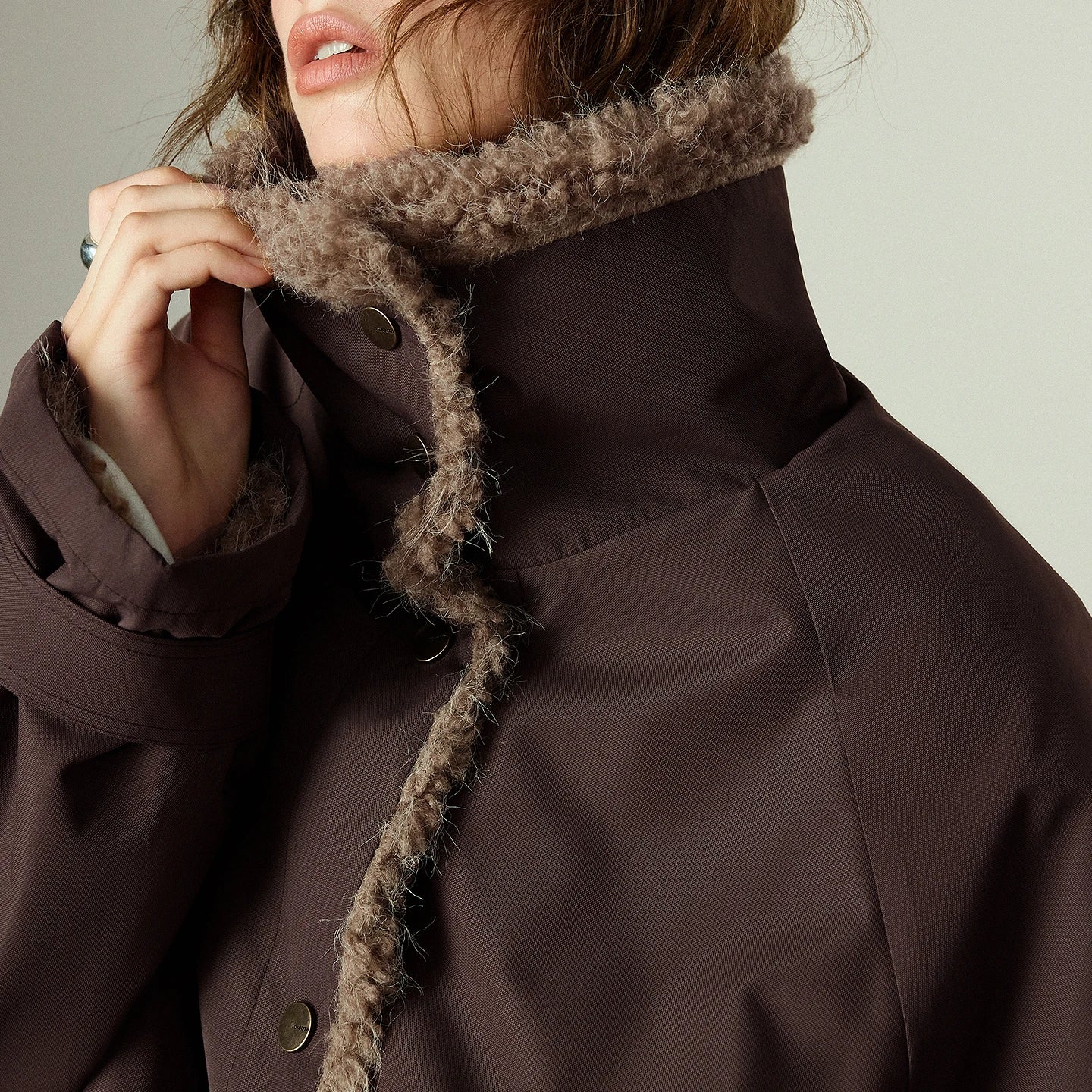 Cashmere-like Thickened Warm Plush Cotton Coats