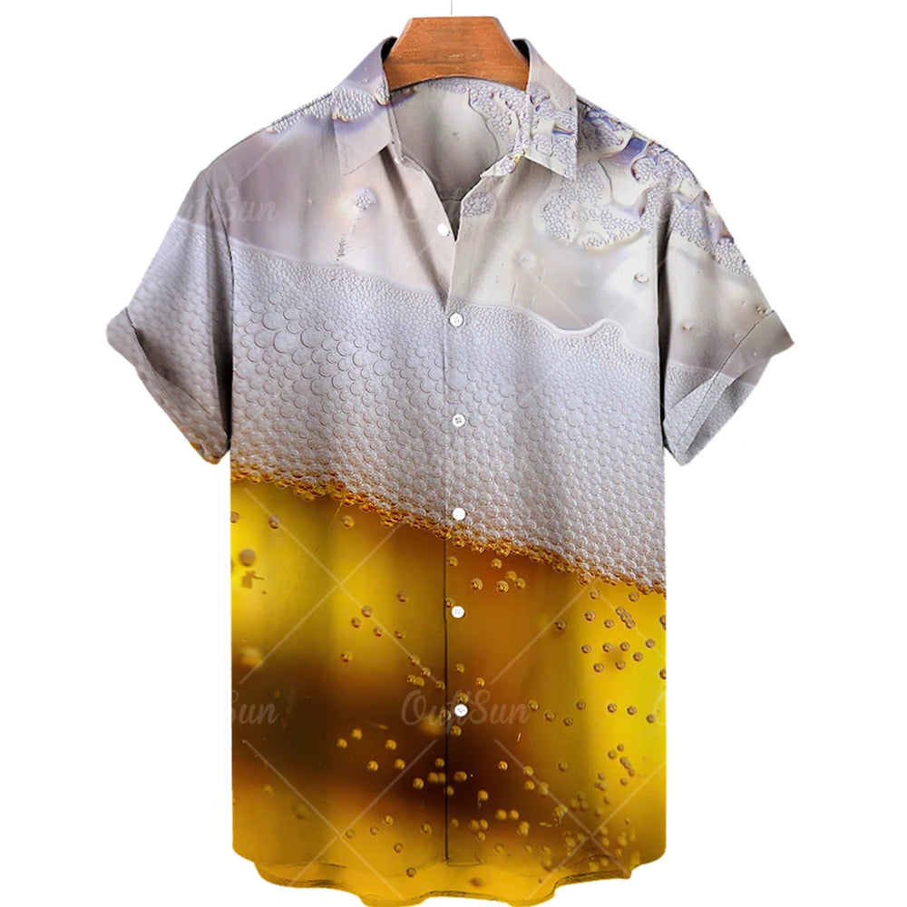 Men's  Beer Shirts  Beach