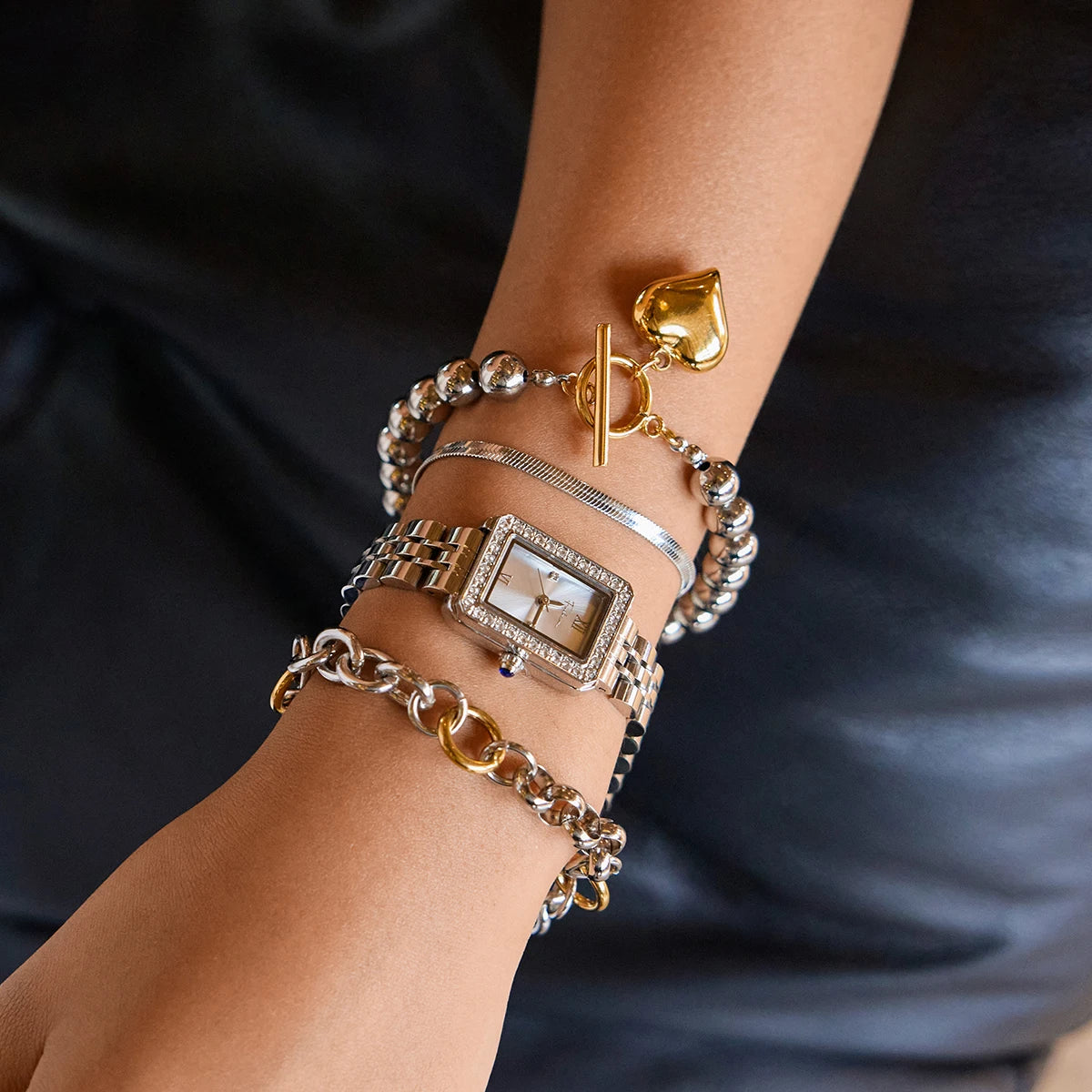 Stainless Steel Fashion Snake Chain Bracelet