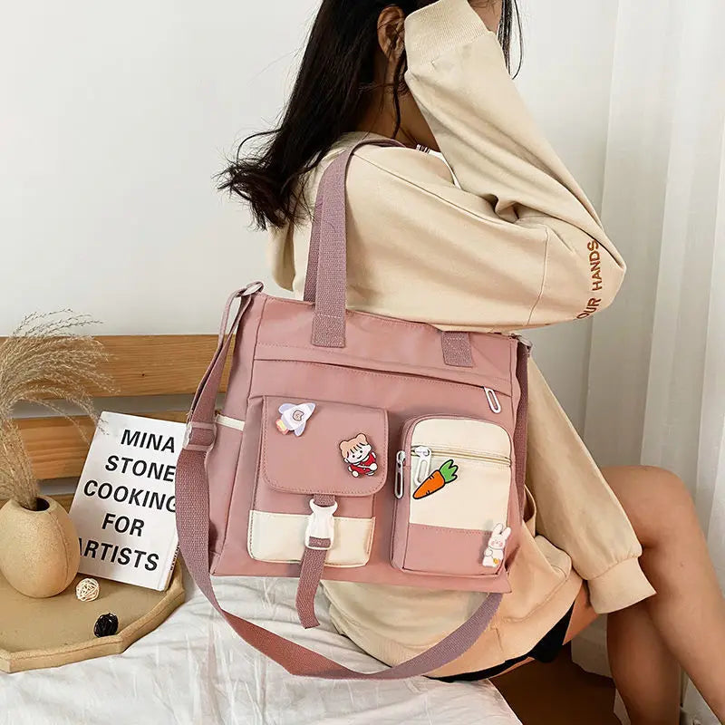 Women's Postman Tote School Bags