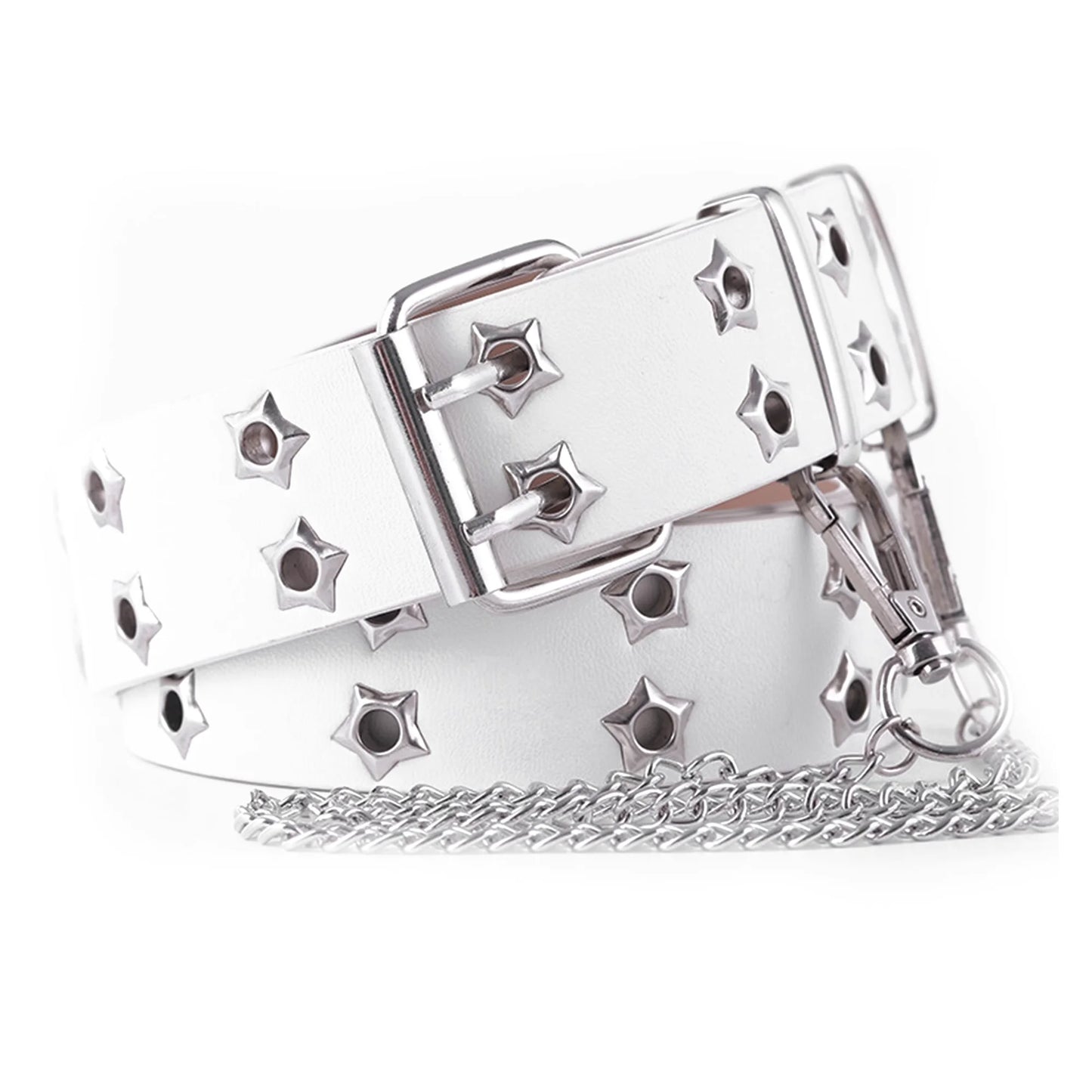 Women's Belt  Large size Double Hole Men Belt