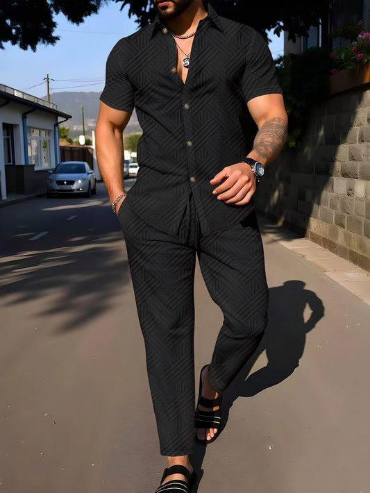 Men's Summer Streetwear 2 Piece Set
