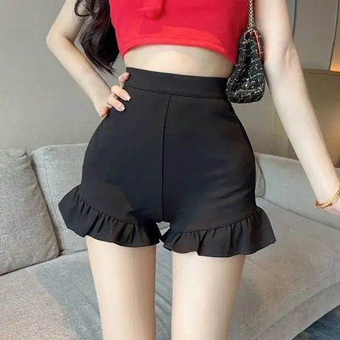 Shorts for Women High Waist Casual Three-quarter Pants