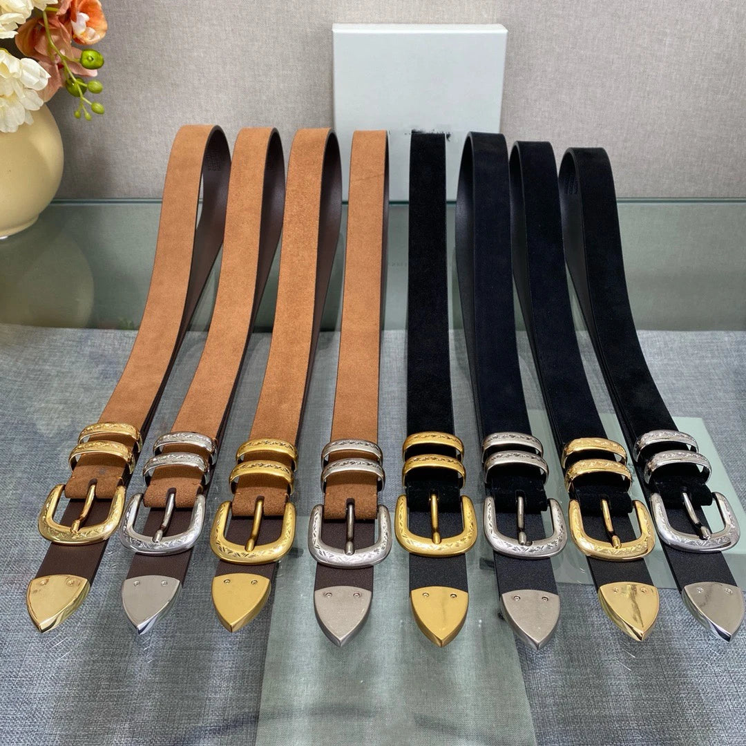 New Luxury Brand Belts for Men Smooth Metal Buckle Male Strap Genuine  belt