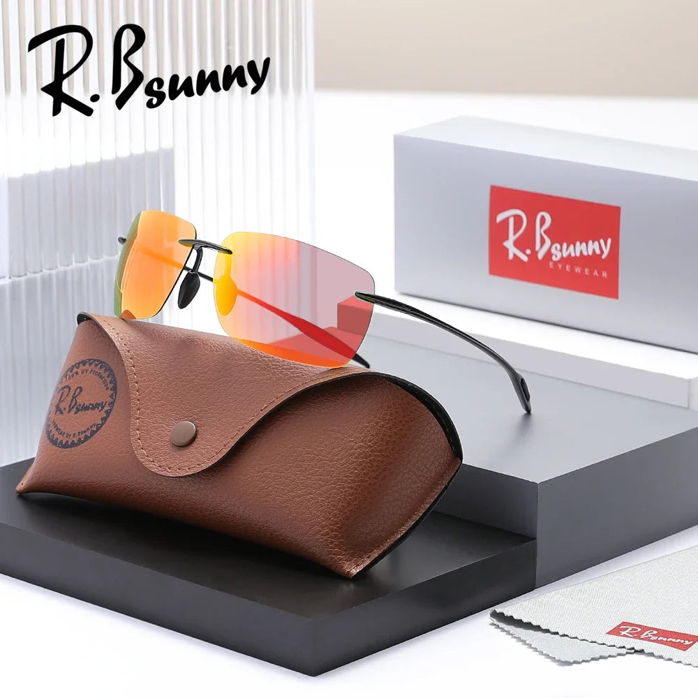 Rimless Sunglasses for Men Women Fashion