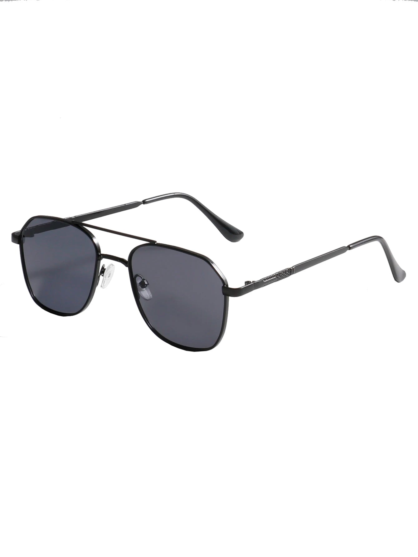 Women's metal double-beam full-frame glasses