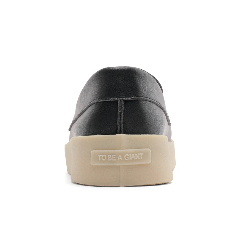 Men's Leather Shoes Formal Dresses Fashionable Flat Bottomed Walking Shoes