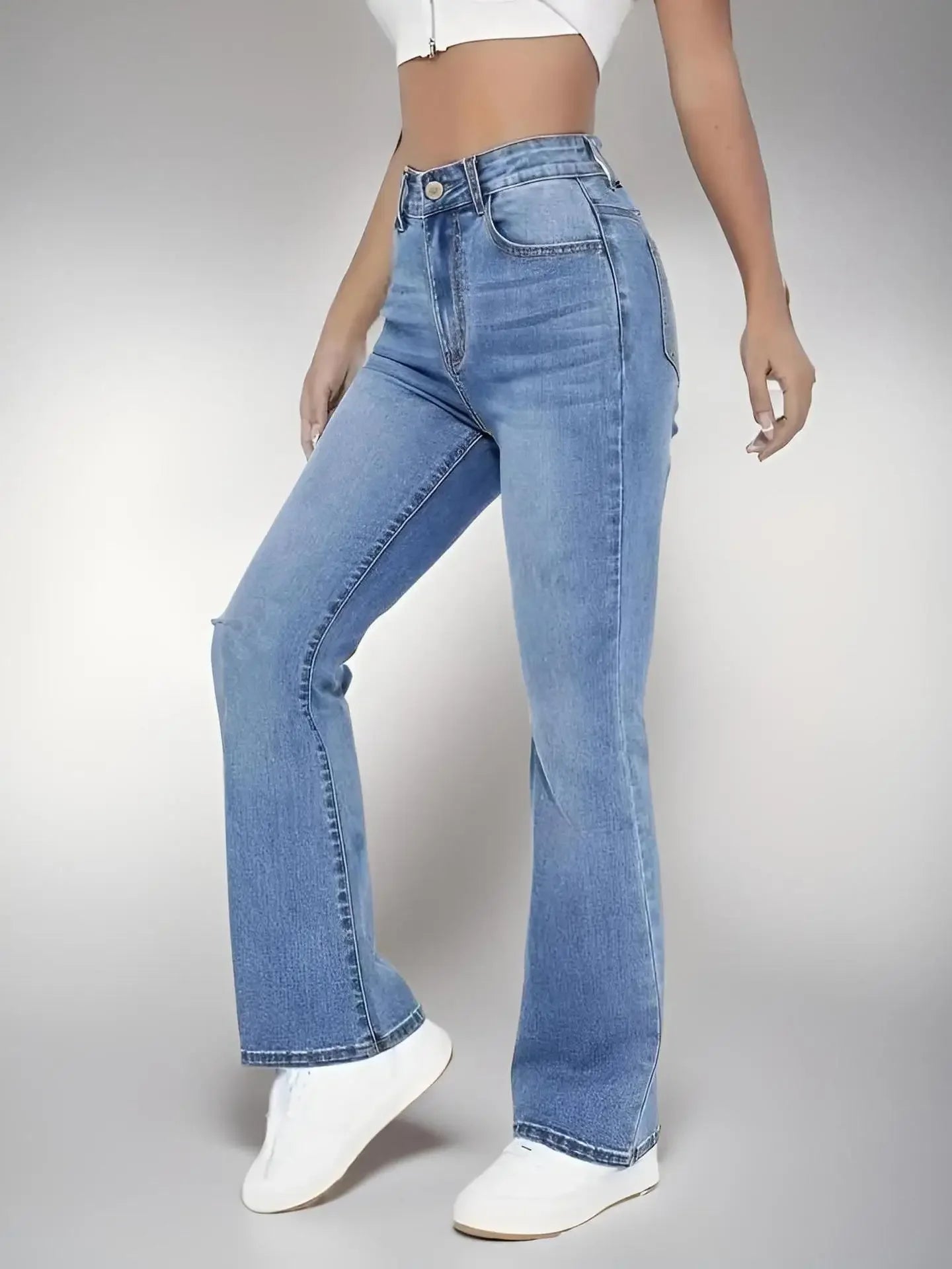New women's hot jeans slimming  washed Denim