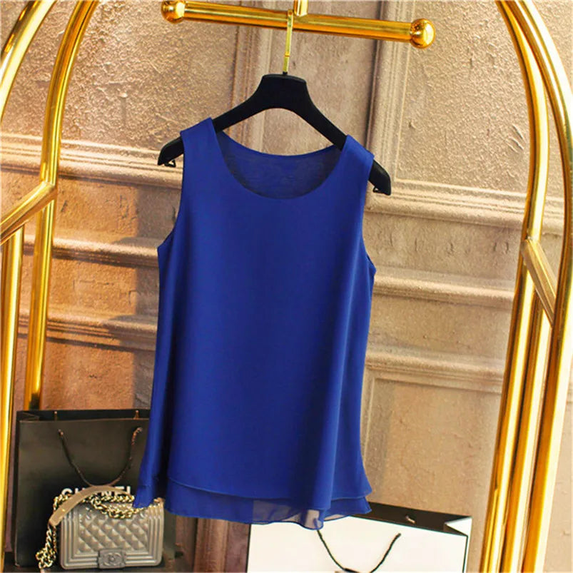 Women Tank Top  SO Neck Sleeveless Tops