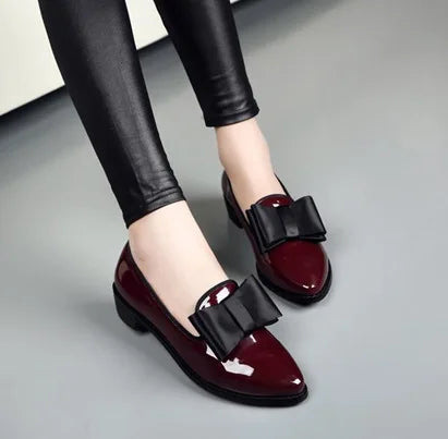 Flats Shoes Pointed Toe Women Bow Women Shoes