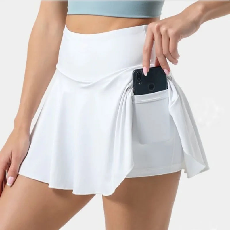 Tennis Skirts with Pockets High Waisted Pleated Skirt