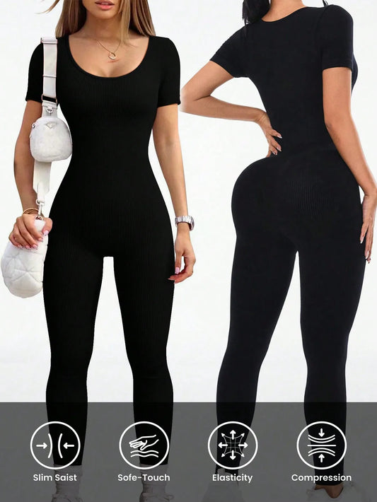 Women's Slimming Sexy Yoga Sports Jumpsuit