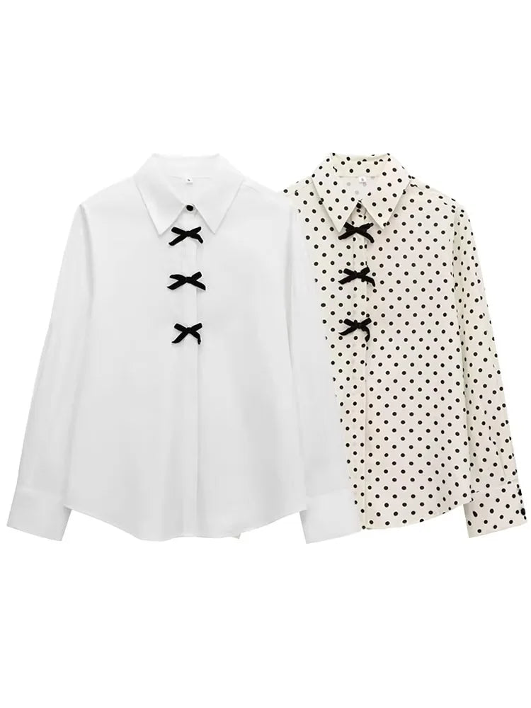 HH Women Fashion Blouses Solid Turn-Down Collar