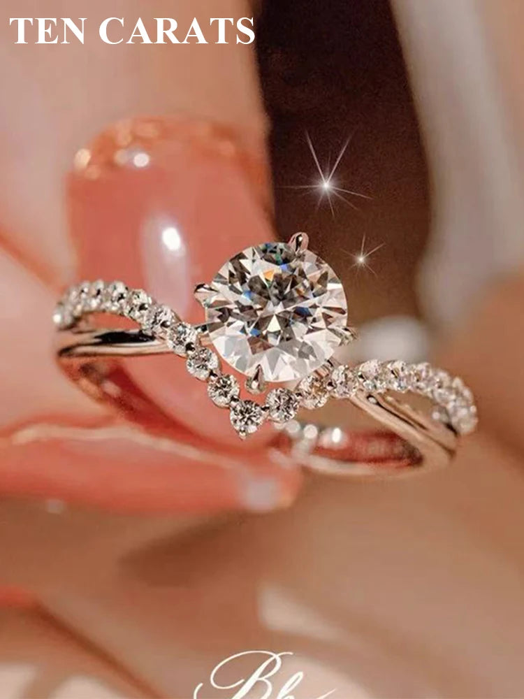 sterling silver 18K white gold ring
