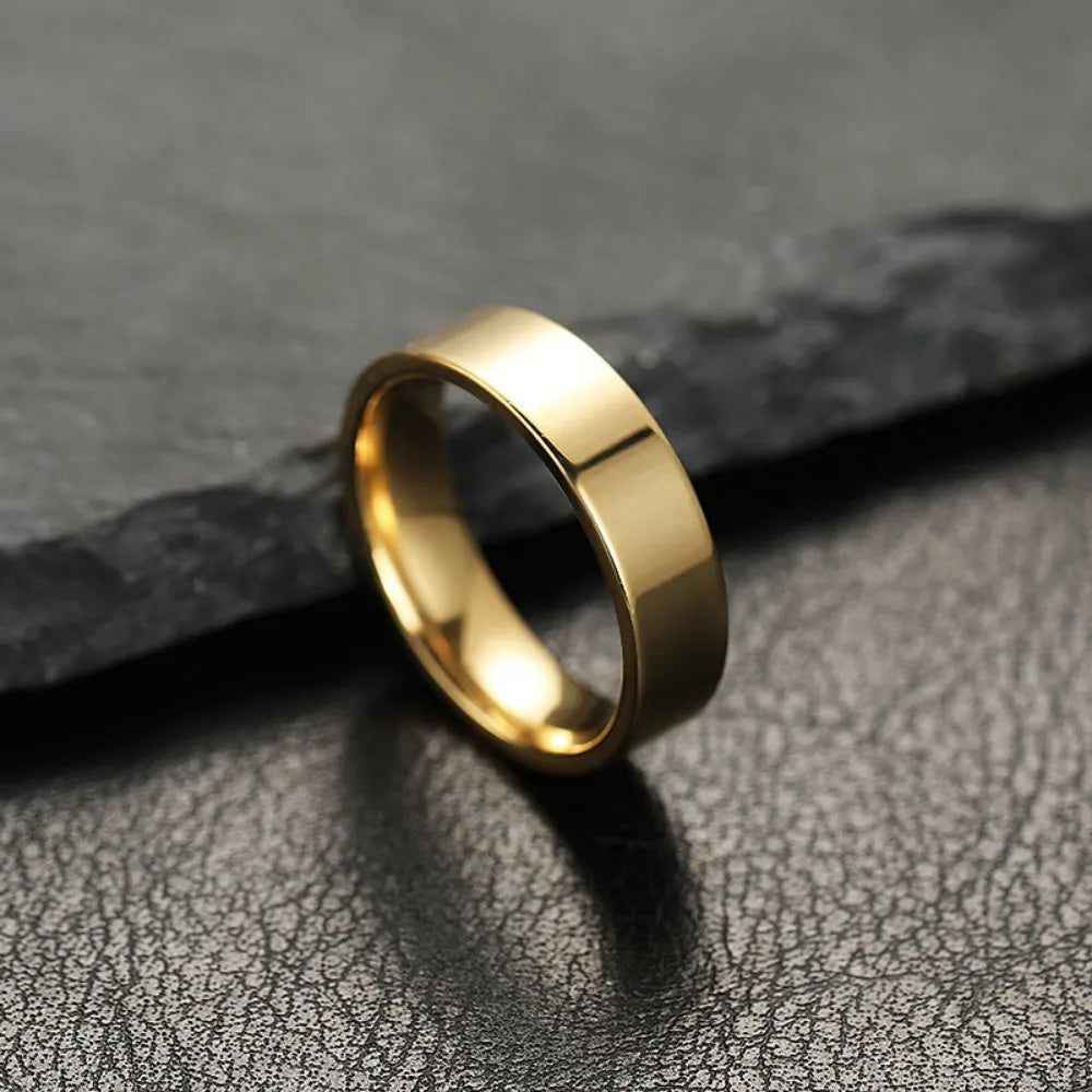 Fashion Charm Jewelry Ring for Men Women Stainless Steel Black Rings