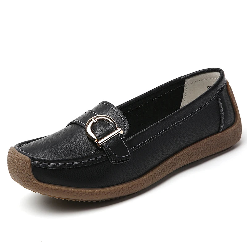 Woman Shoes New Low Heels Casual White Shoes