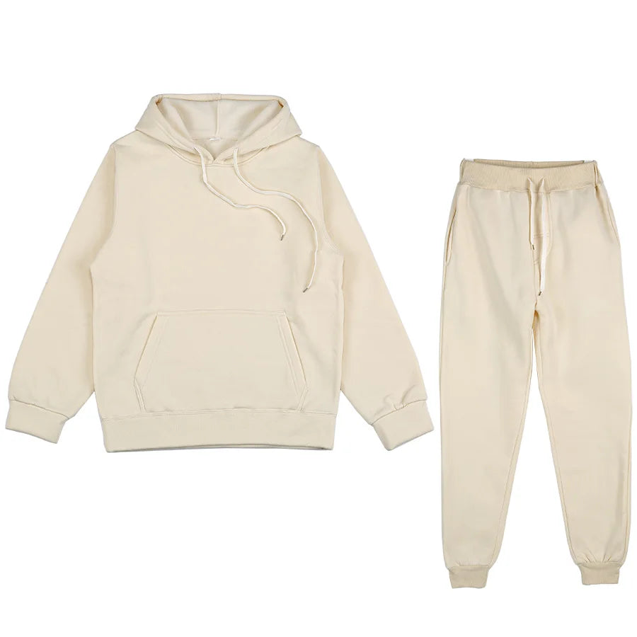 Women Warm Hoodie Sweatshirts And Long Pant
