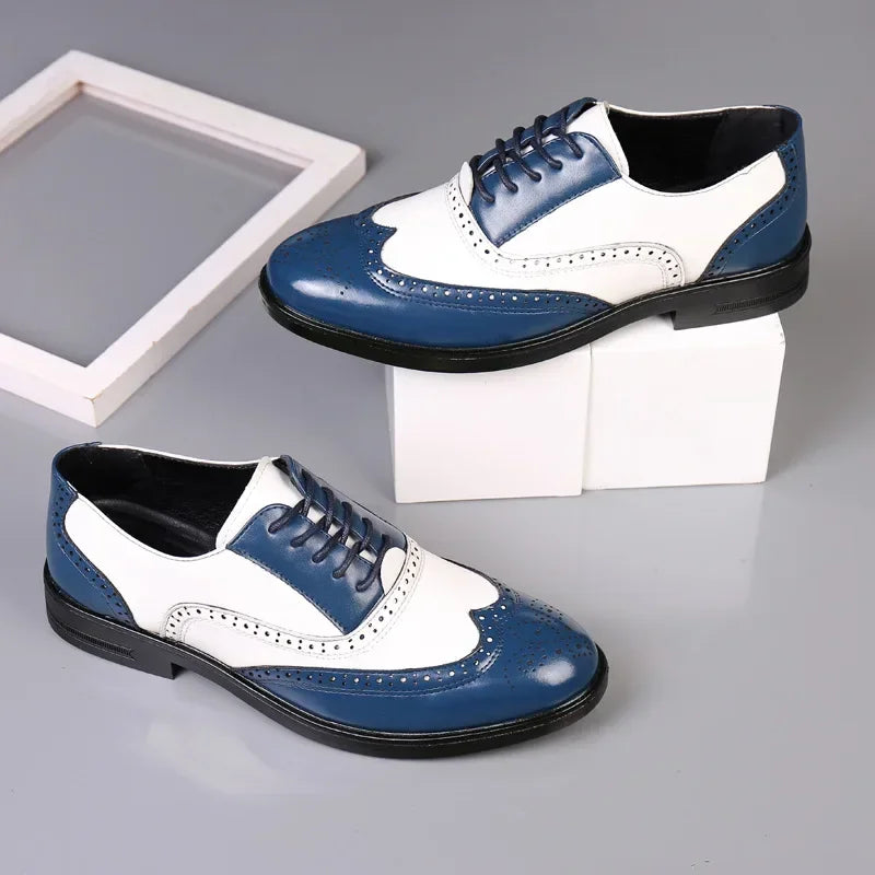 Classic Men Dress Shoes Lace Up Shoes