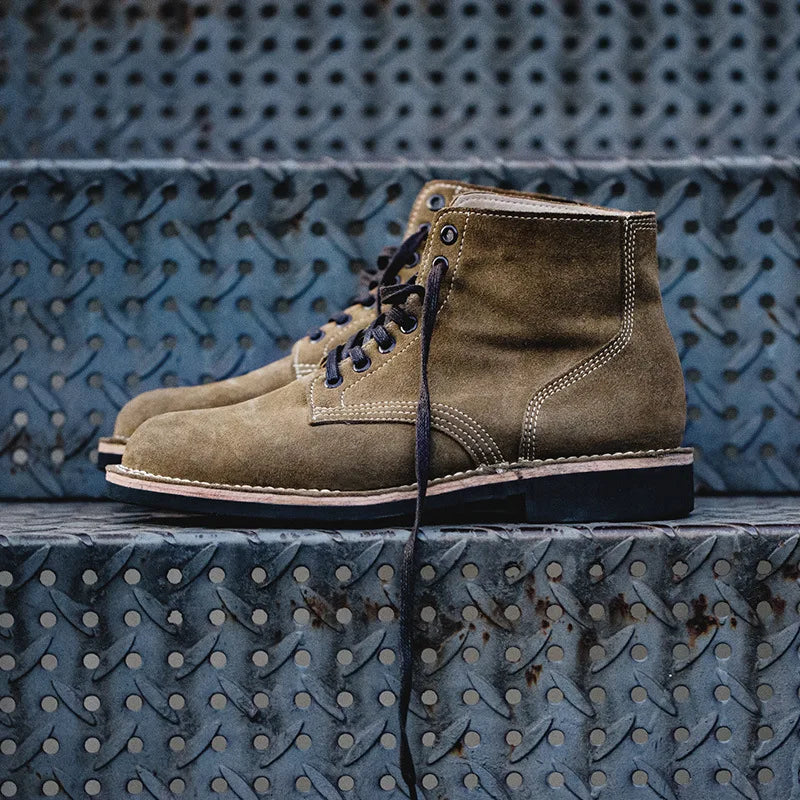 Men's Work Boots High Top Vintage Military Boots