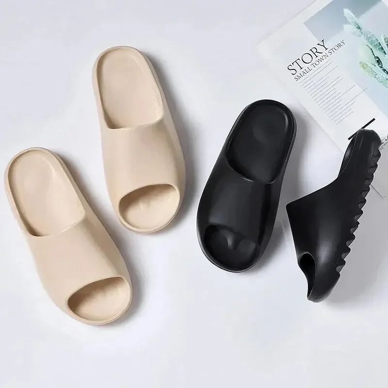 Unisex Slippers  Casual Beach Slides EVA Anti-Slip Home Slippers