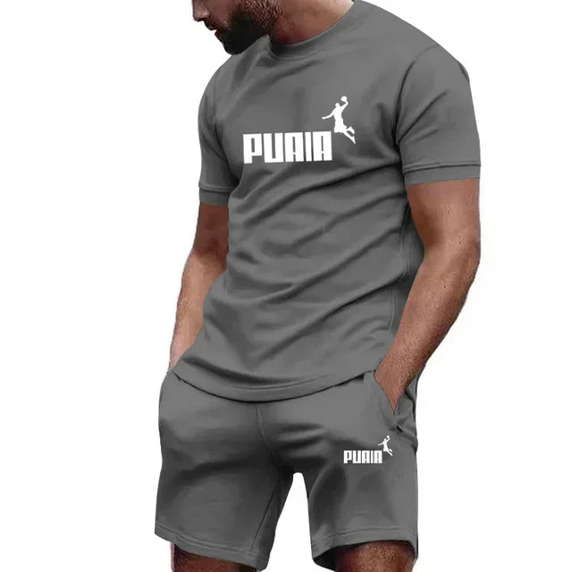 Summer Men's Sets  Tracksuit Short Sleeve