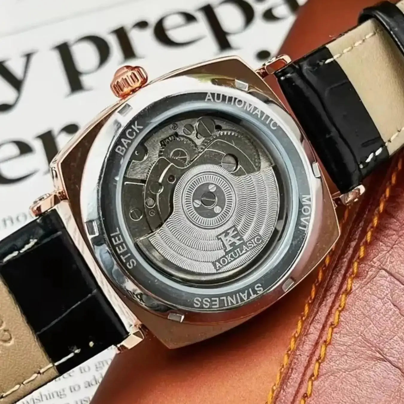 Retro Mechanical Men's Watch | Elegant, Skeleton Dial, Hollow Design, Alloy Case Casual watch