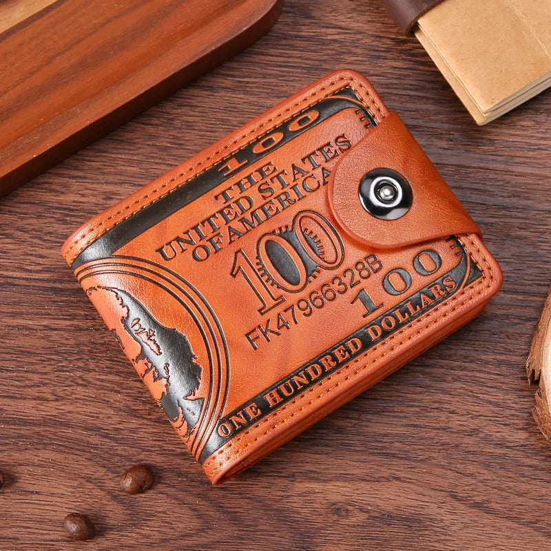 Men's Wallets  with Zipper Card Holder Coin Pocket