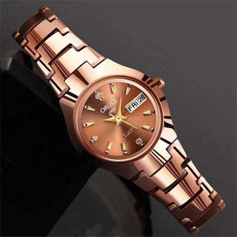women's  atmospheric dual calendar watch