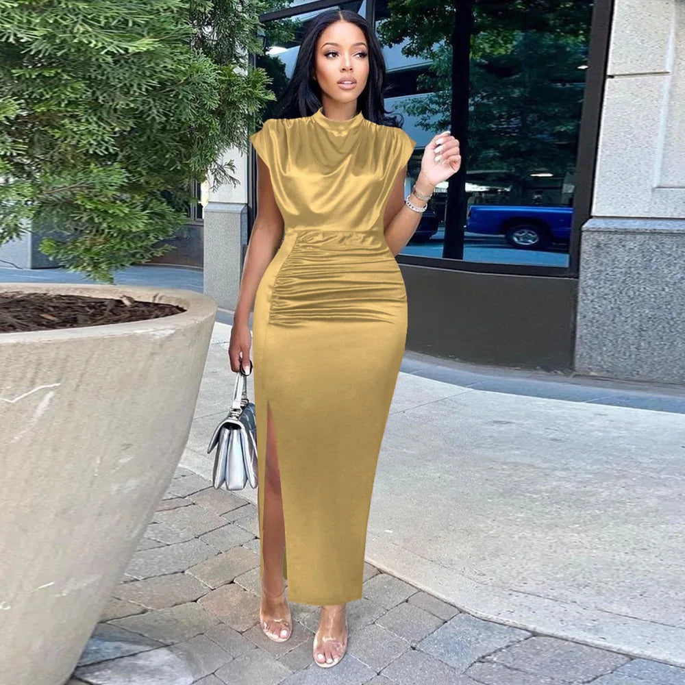 women's casual dresses draped fashion