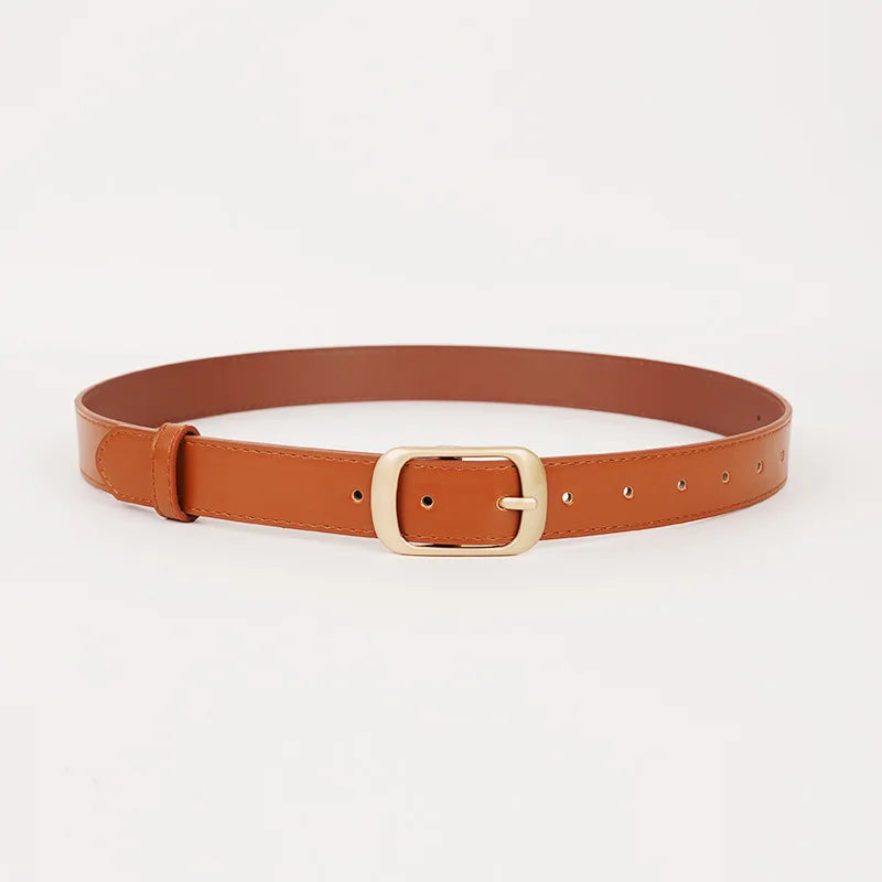 Women's Belt Versatile High-End Feel Belt Pure Cowhide