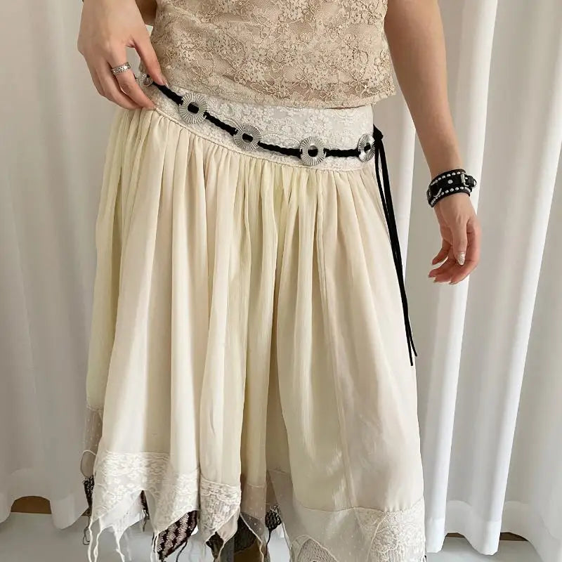 High-End Round Woven Bohemian Belt