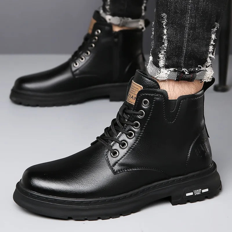 Men's shoes  high top casual boots