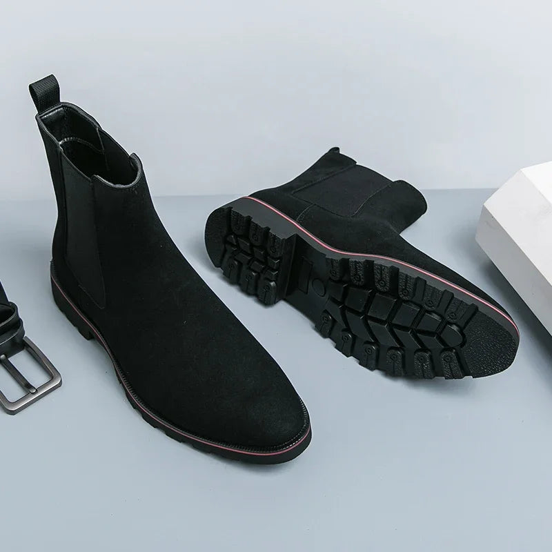 Chelsea Boots High End Suede Ankle Boots