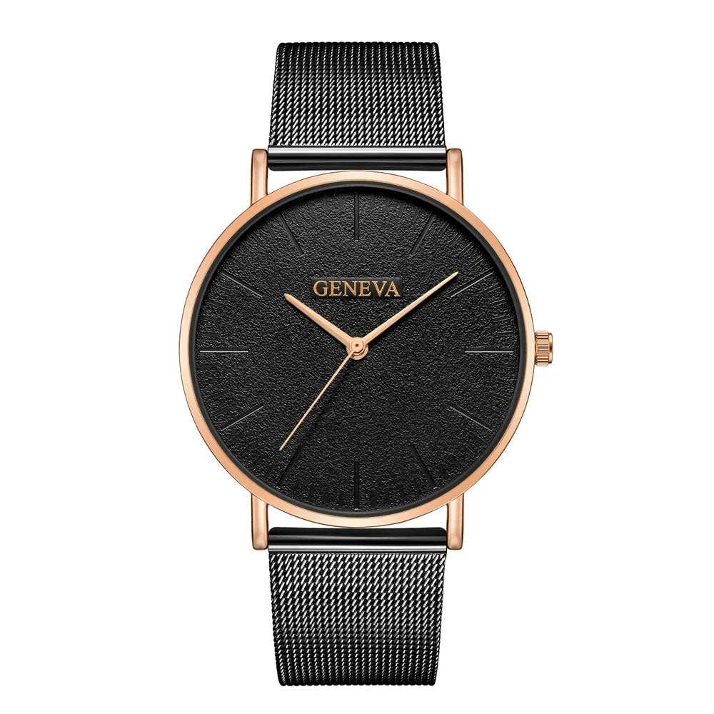 Women's Watch Vintage Classic Fashion Dial Casual Steel Strip
