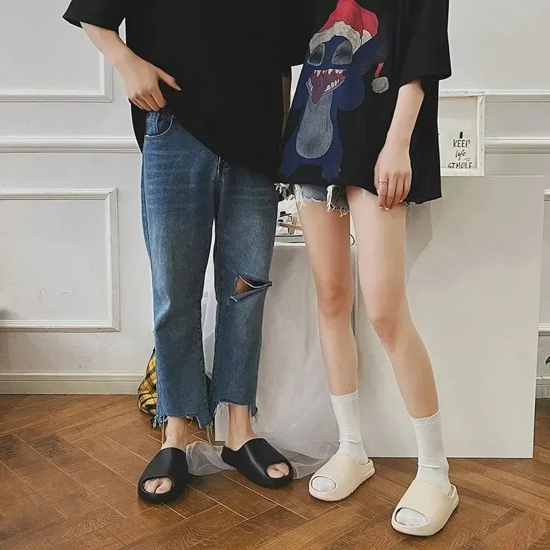 Unisex Slippers  Casual Beach Slides EVA Anti-Slip Home Slippers