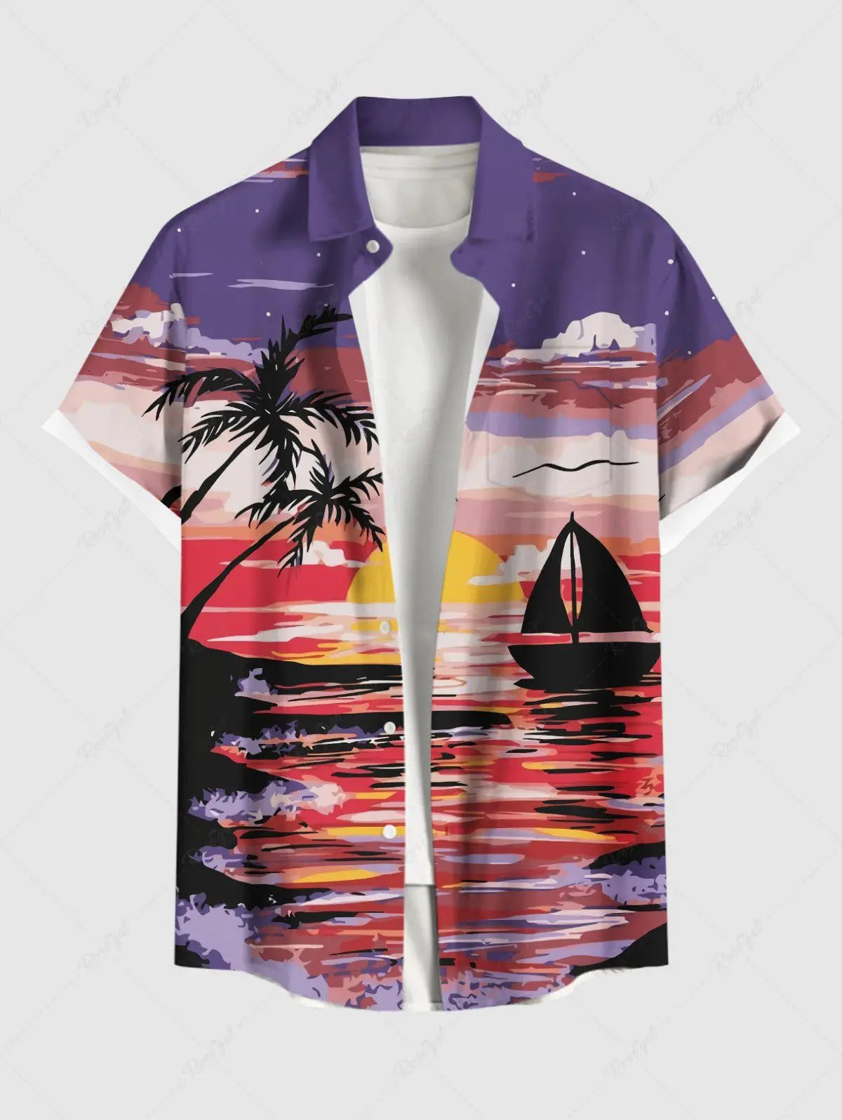 Summer Plus Size Men's Shirt 3D Prints