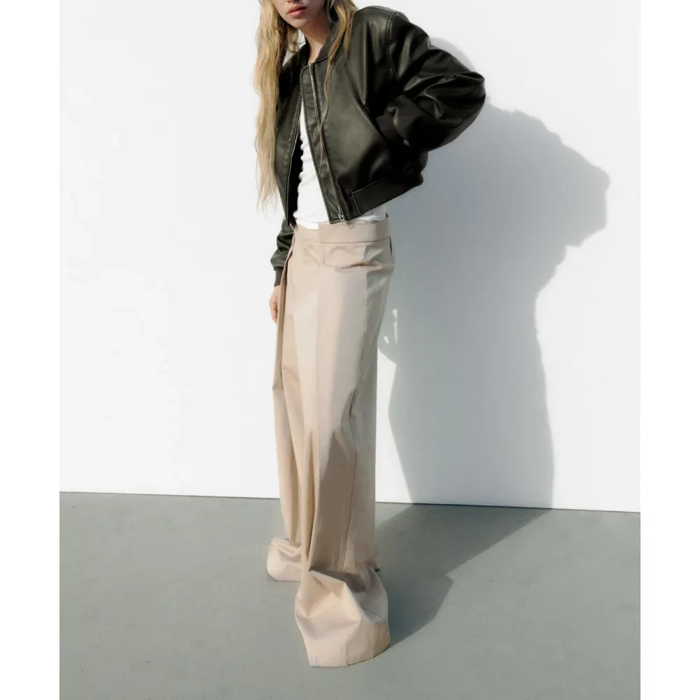 Women's Jackets  Cropped Long Sleeve Tops